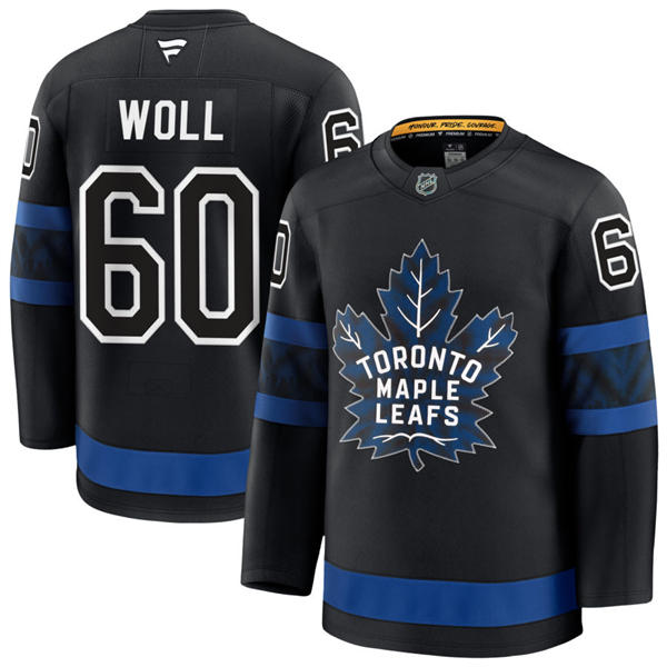 Men's Toronto Maple Leafs #60 Joseph Woll Fanatics Black Alternate Reversible Next Gen Jersey